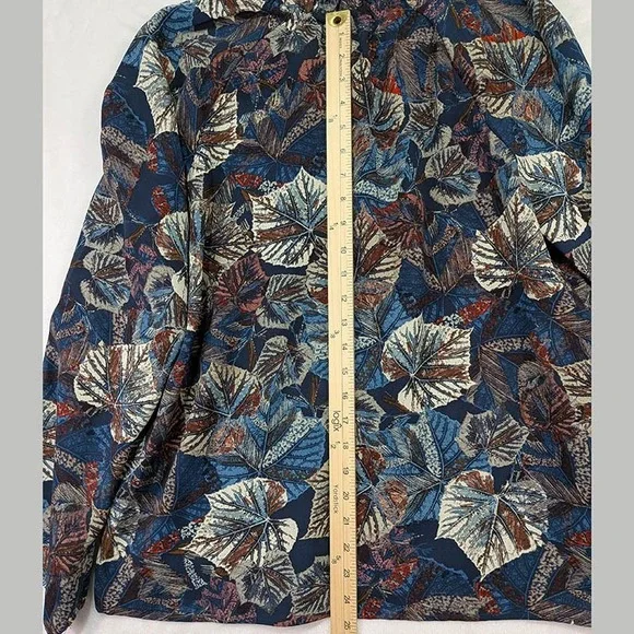 Christopher & Banks Tunic Womens L Paisley Forest Core Boho‎ Vintage Academia - Picture 6 of 11